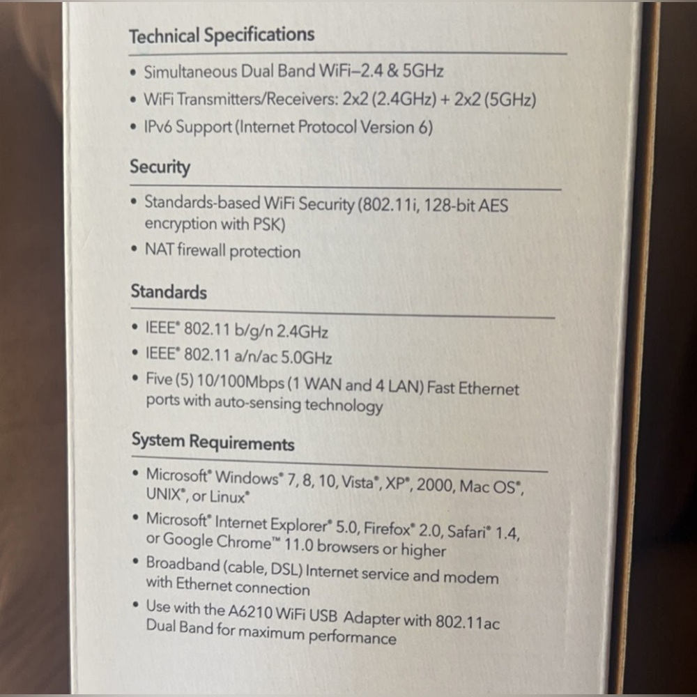 NetGear AC1000 WiFi 5 Router - Picture 2 of 7